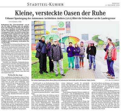 WESER KURIER, 04.10.2010 » AAA Bremen