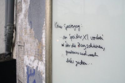 Nur für kurze Zeit: so gesehen an der Nordstraße!