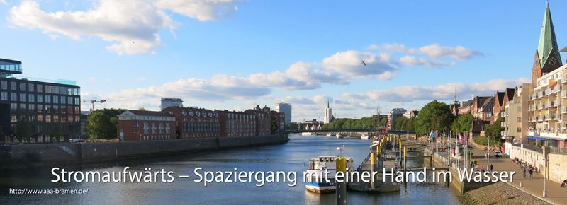 Stromaufwärts, Vorderseite