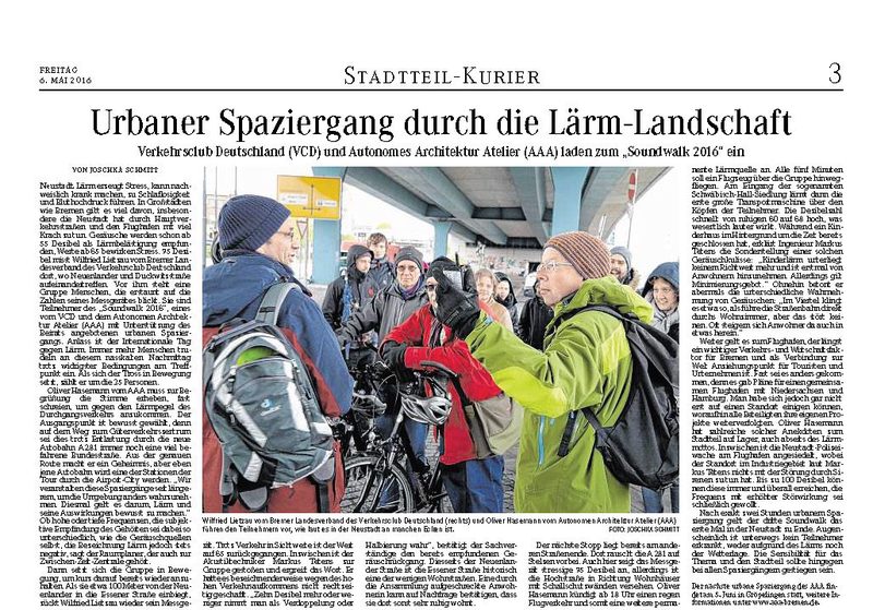 Stadtteil Kurier Links der Weser 06 05 2016