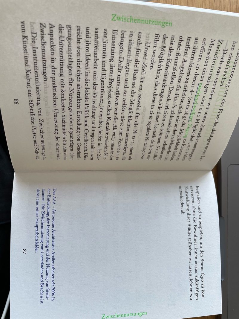 Glossar Urbane Praxis Auf dem Weg zu einem Manifest