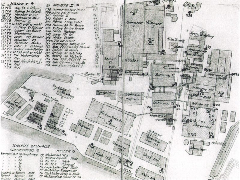 Lageplan 1902, BWK, Blumenthal
